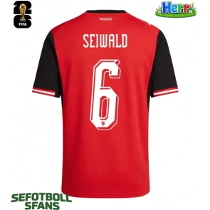 Österrike Nicolas Seiwald #6 Hemmatröja VM 2026 Kortärmad